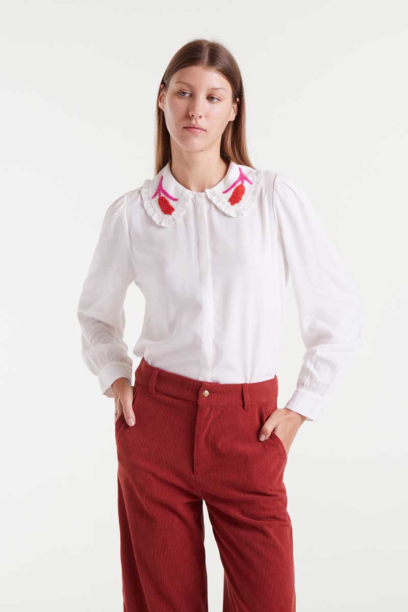 Eliania Shirt, White image 1