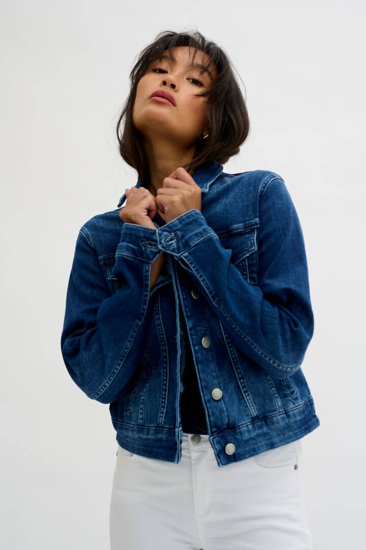 Denim Jacket, Medium Blue wash image 0