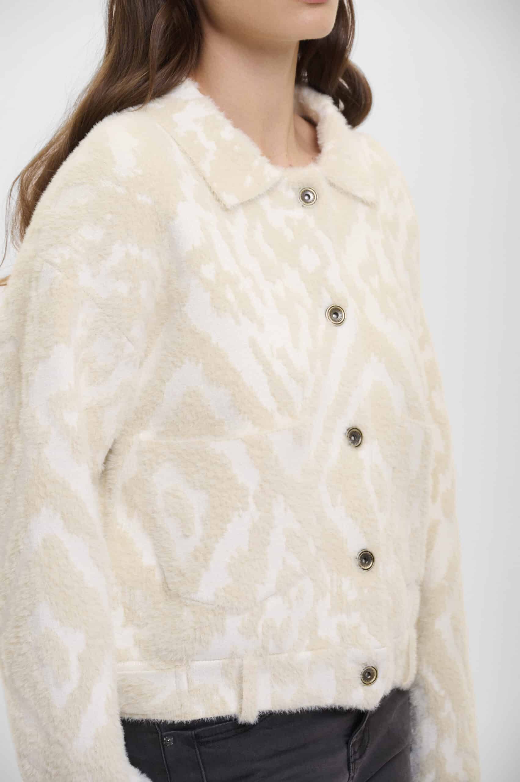 Bubbly Boxy Jacket, Birch ikat image 2