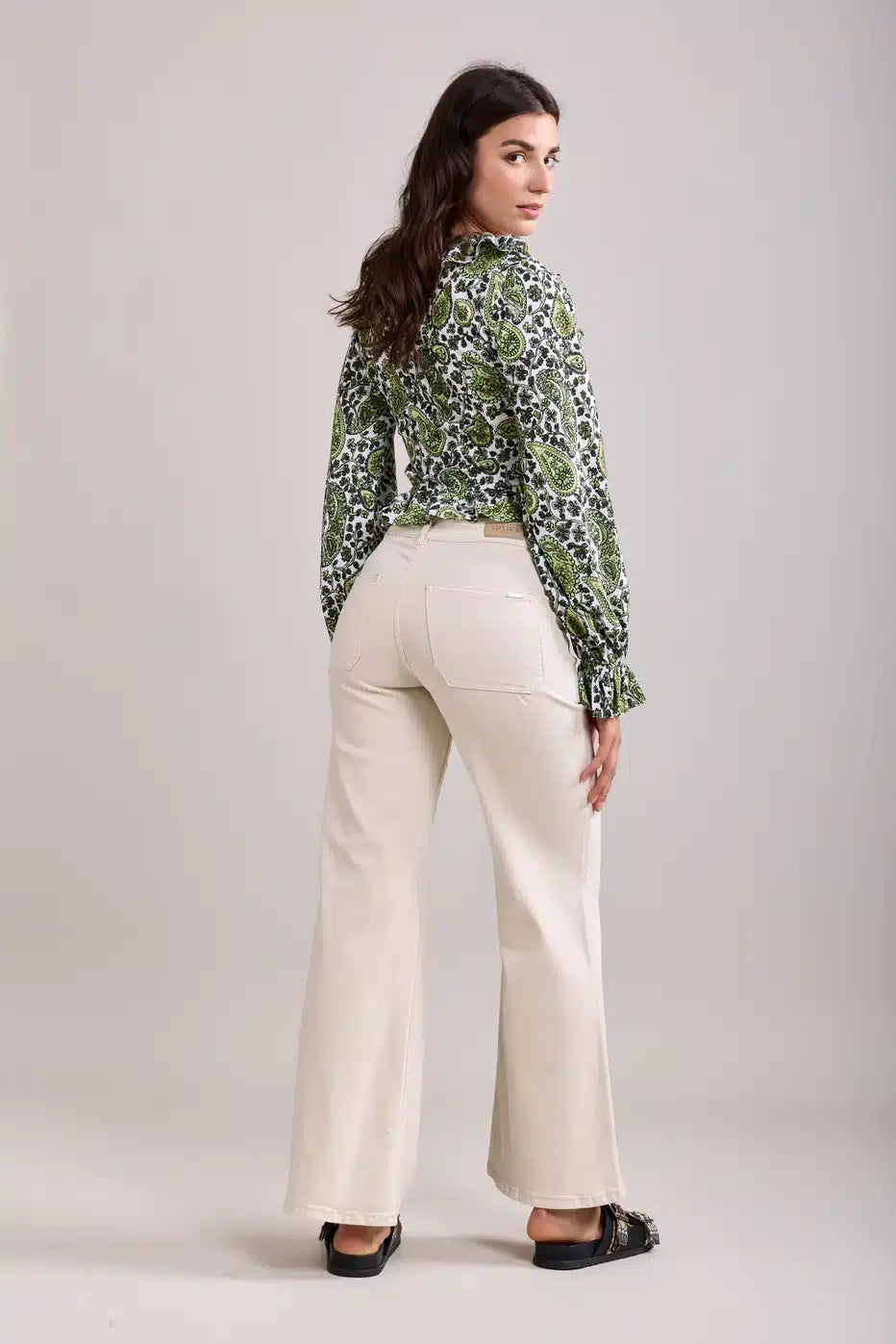 Rowan Jean - Wide Leg, Biscuit image 3