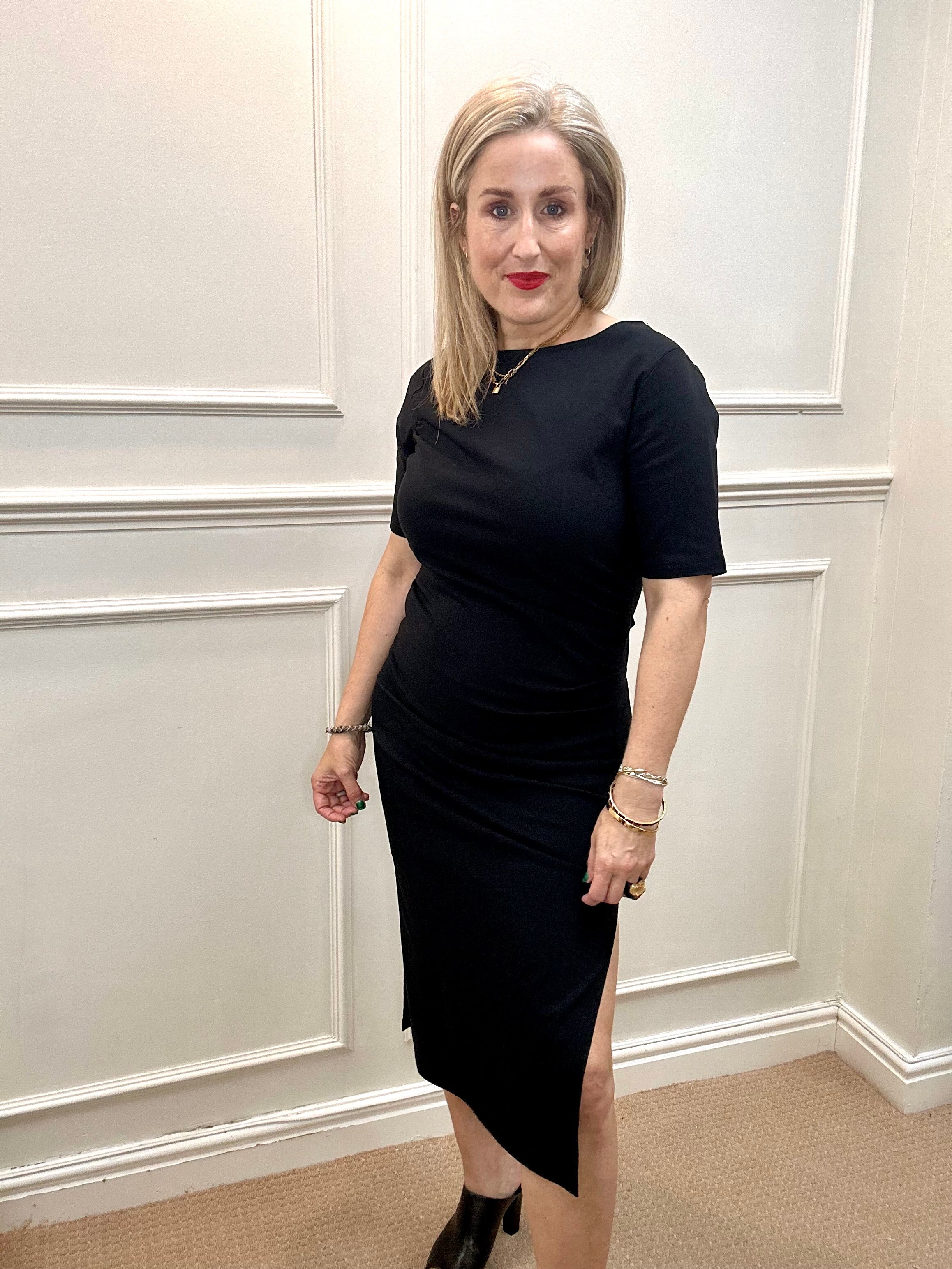 Sora Long Dress, Black image 0