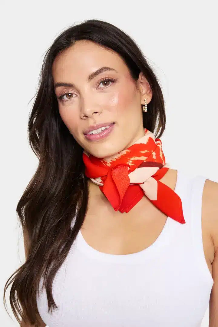 Khloe Scarf, Poinciana Water Blooms image 2