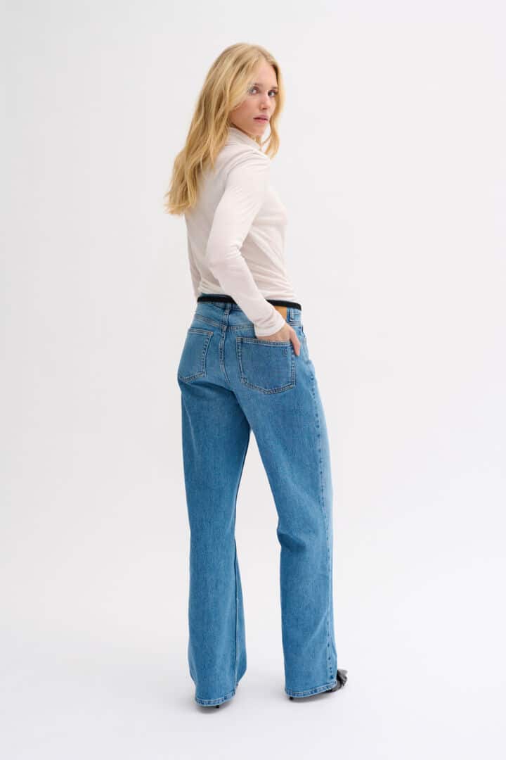 Rollneck Top, Off-White image 2