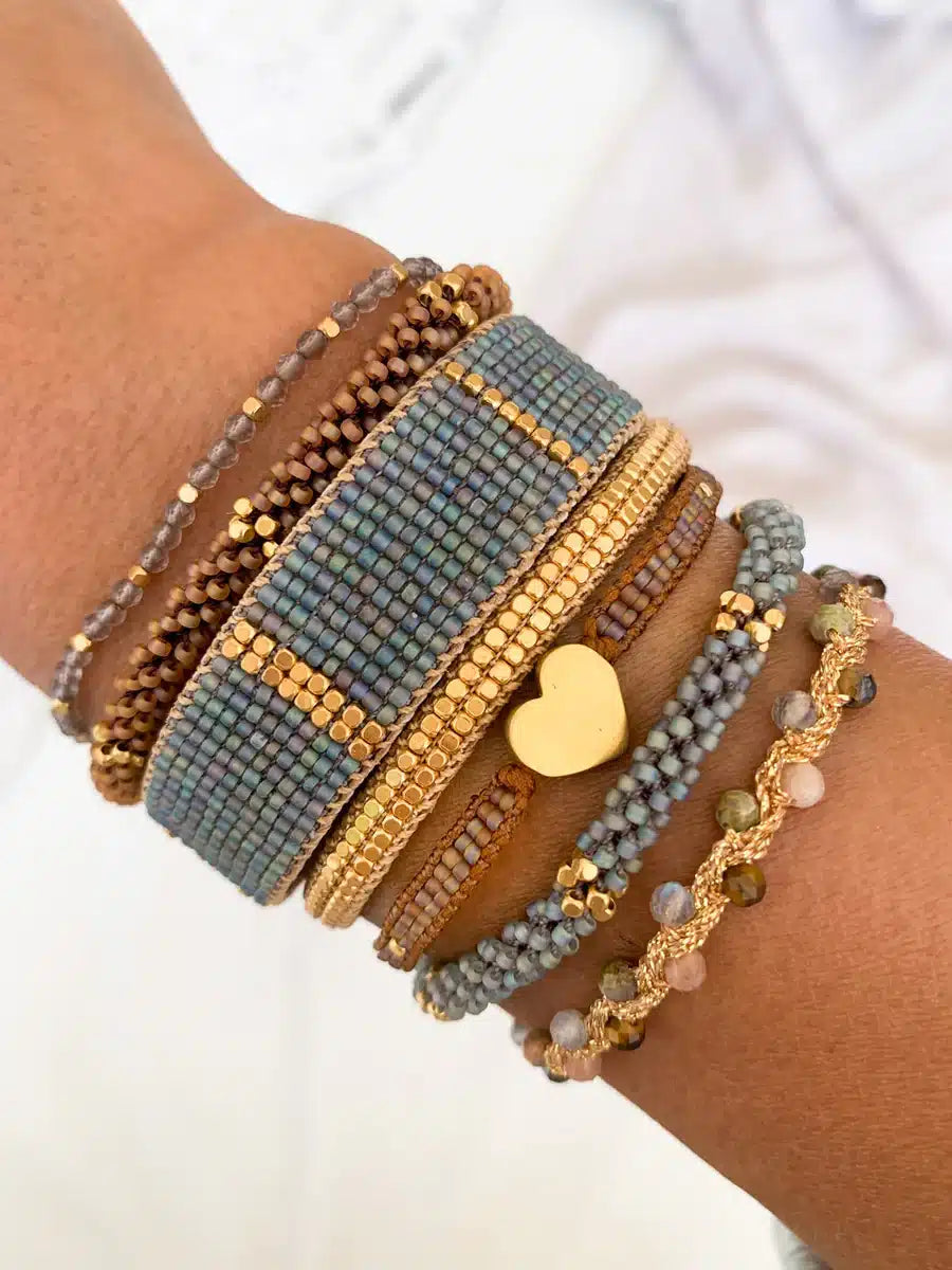 Lulu Stone Dot Labradorite Bracelet image 1