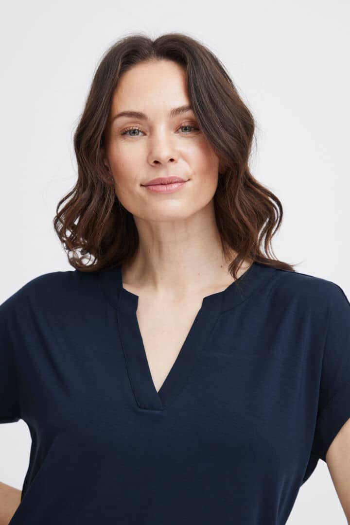 Liv Tee Shirt, Navy Blazer image 2