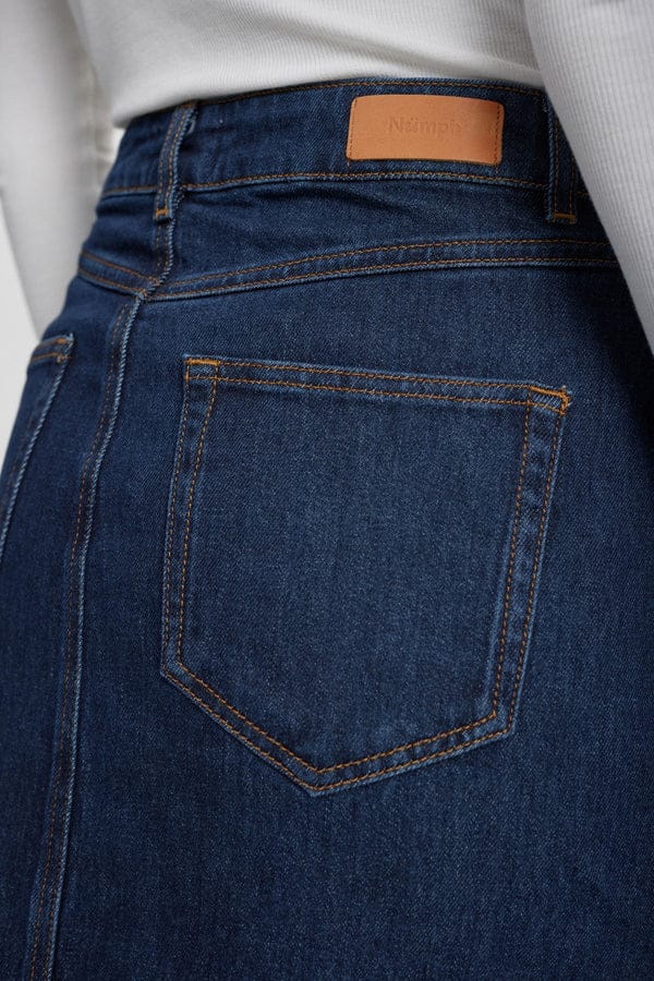 London Skirt, Dark Blue Denim image 3
