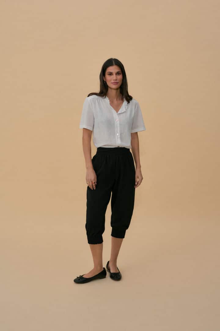 Charlott Harem Short Pants, Pitch Black image 1