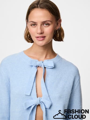 Tilly Tie Knit, Cashmere Blue image 1