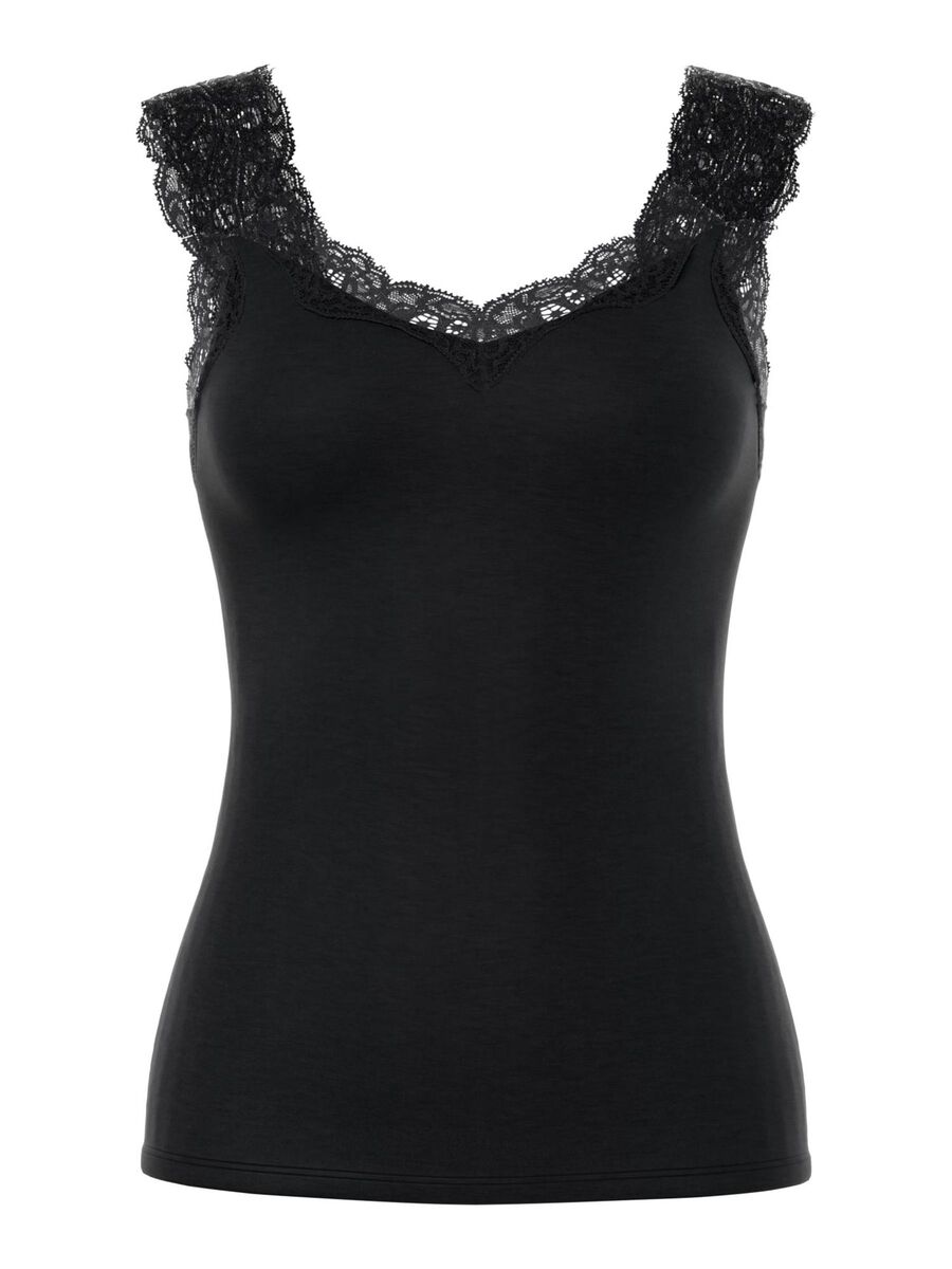 Barbera Lacy Top, Black image 4