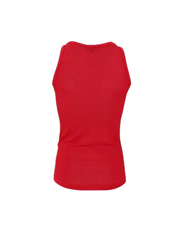 Faye Lurex Vest Top, Red image 2