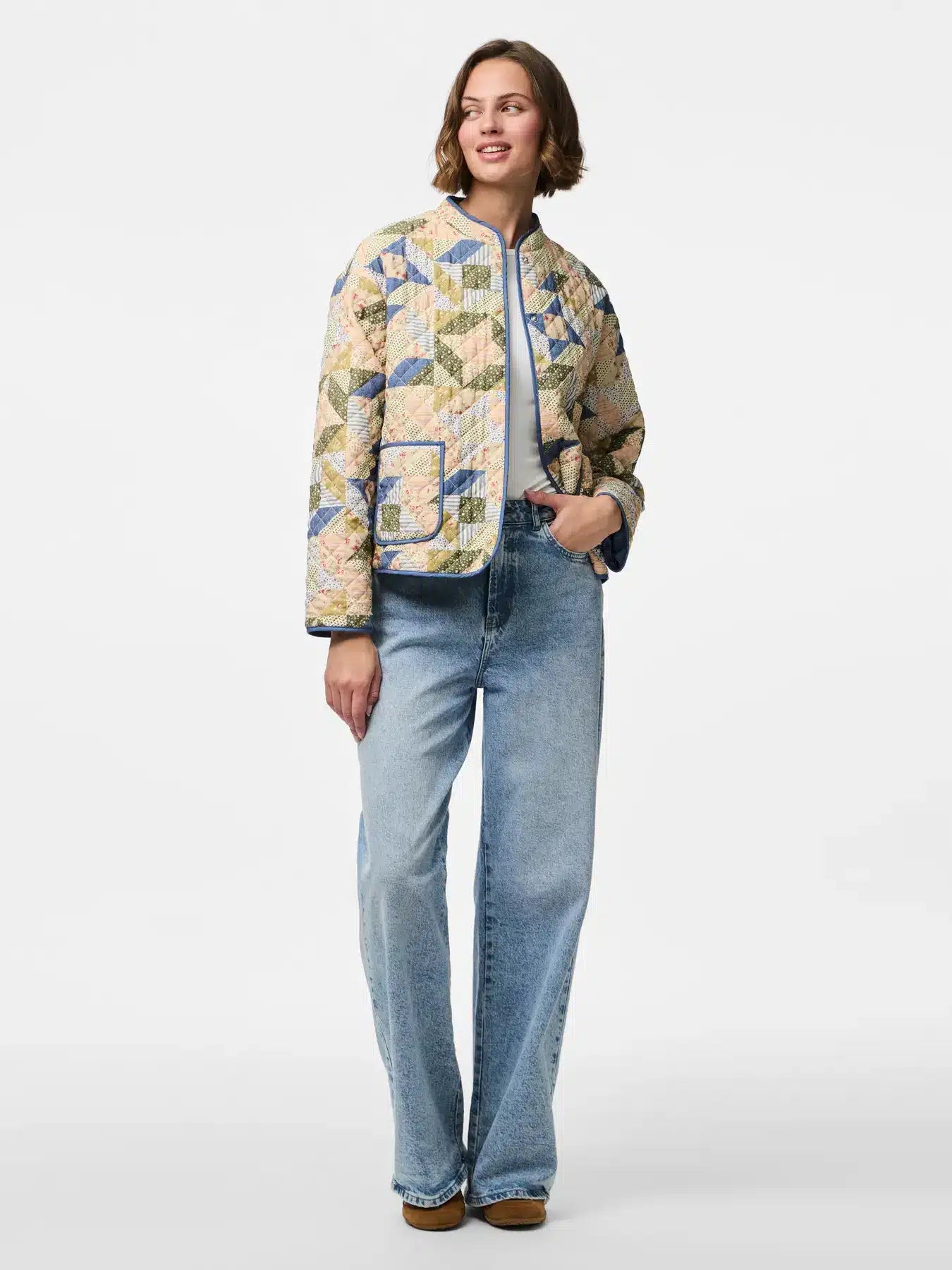 Rikke Jacket, Birch Patchwork image 2