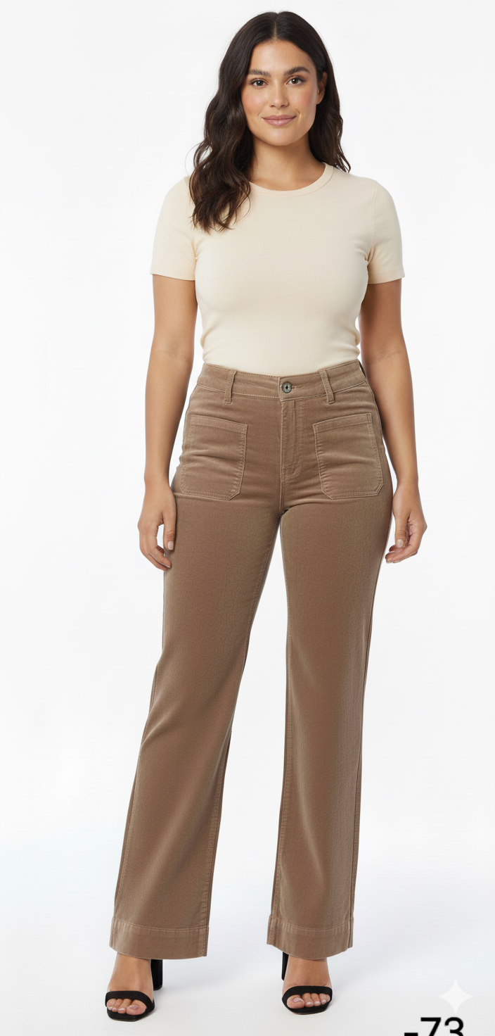 Petula Corduroy Jean, Toffee image 1