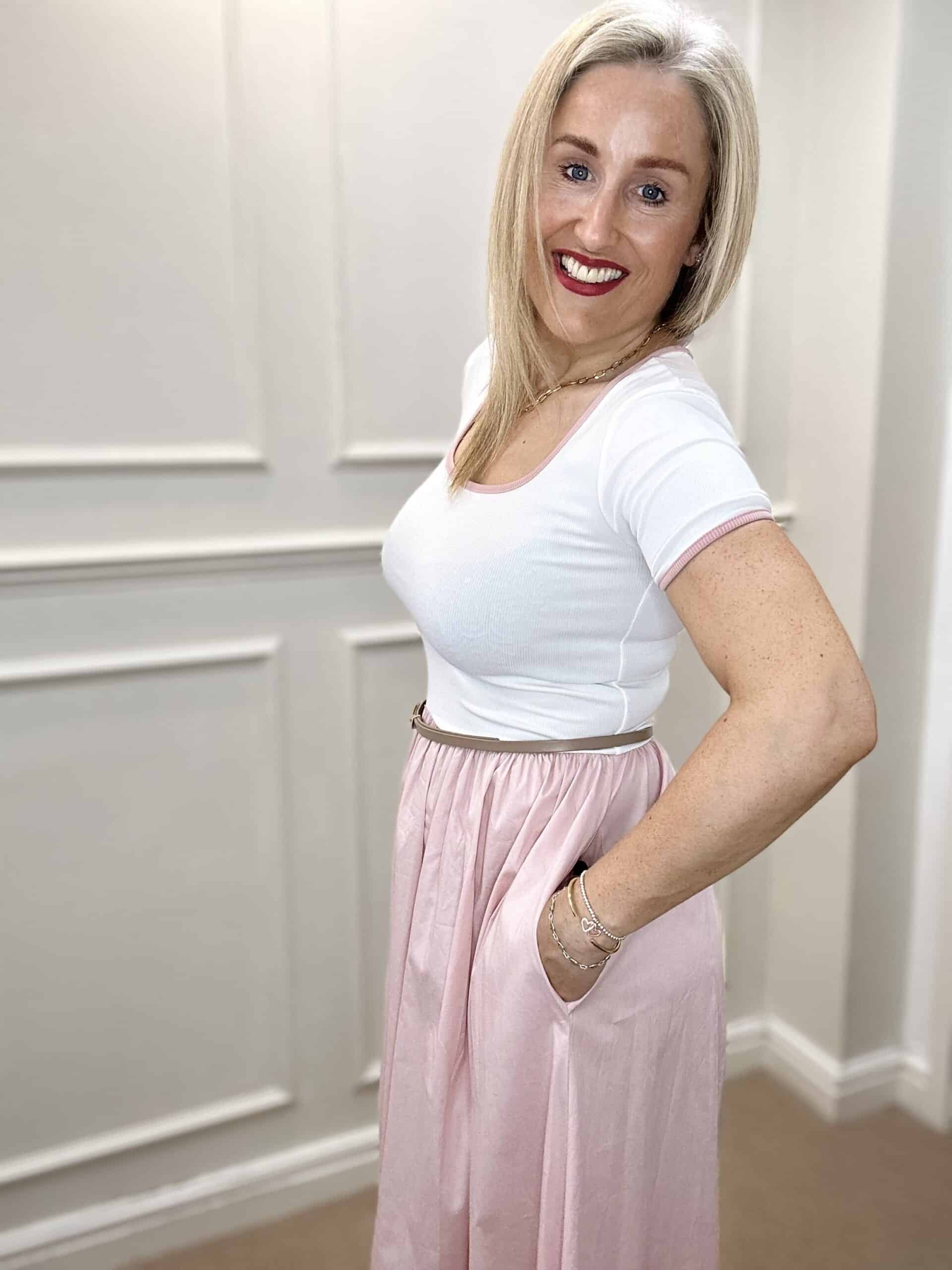 Dora Dress, Pink image 3