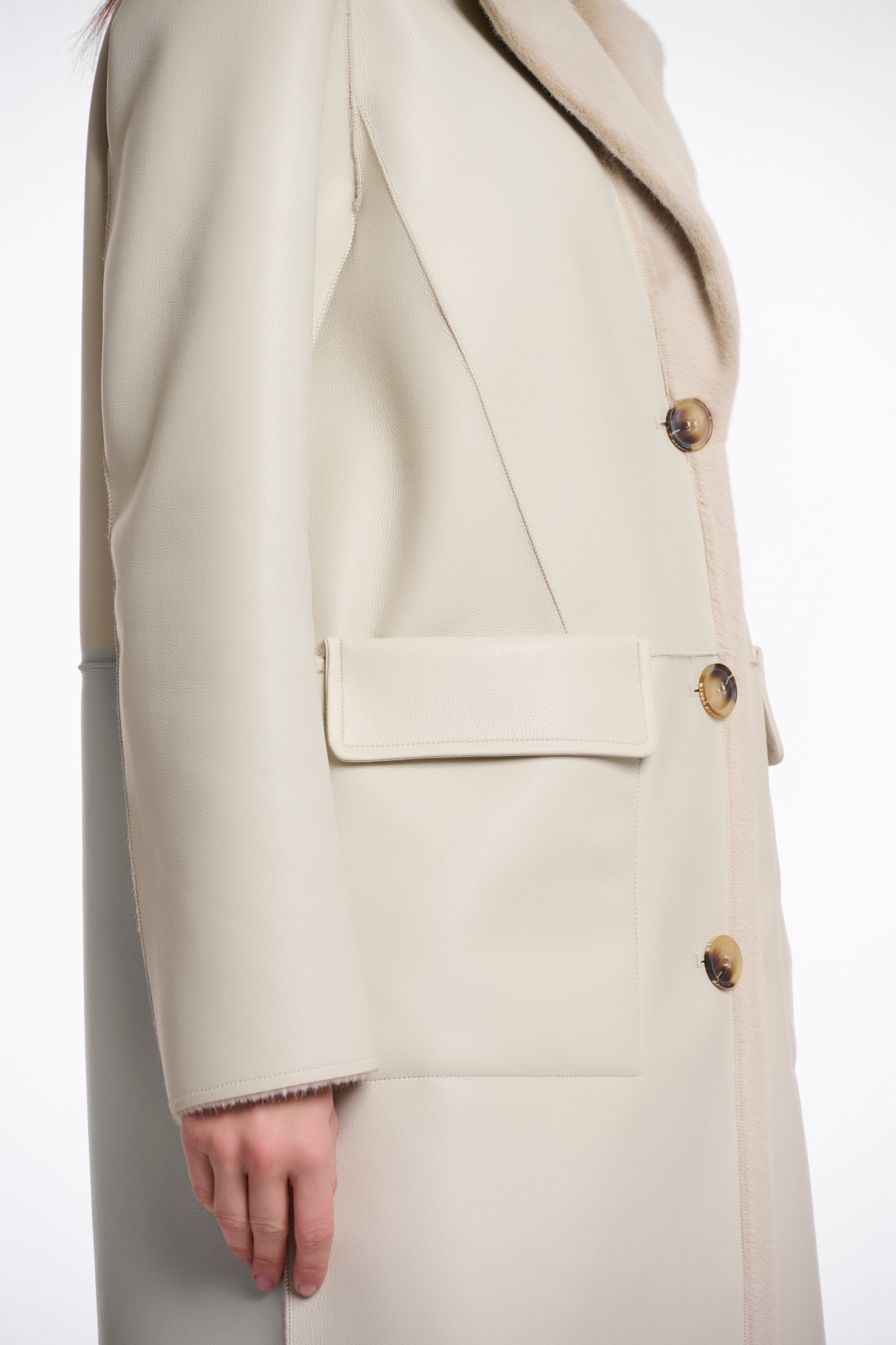 Tatiana Reversible Coat, Birch image 2