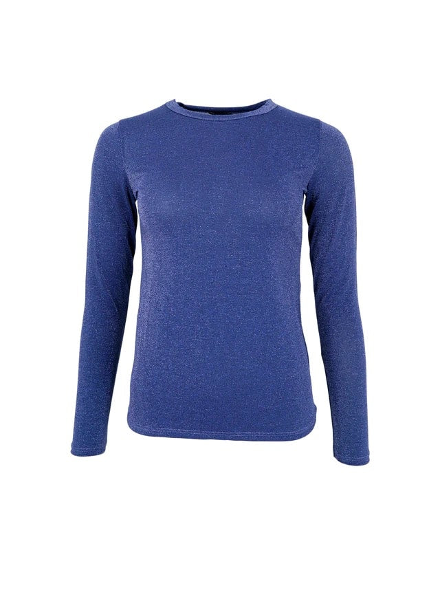 Faye Lurex Long-Sleeved Top, Jeans colour image 1