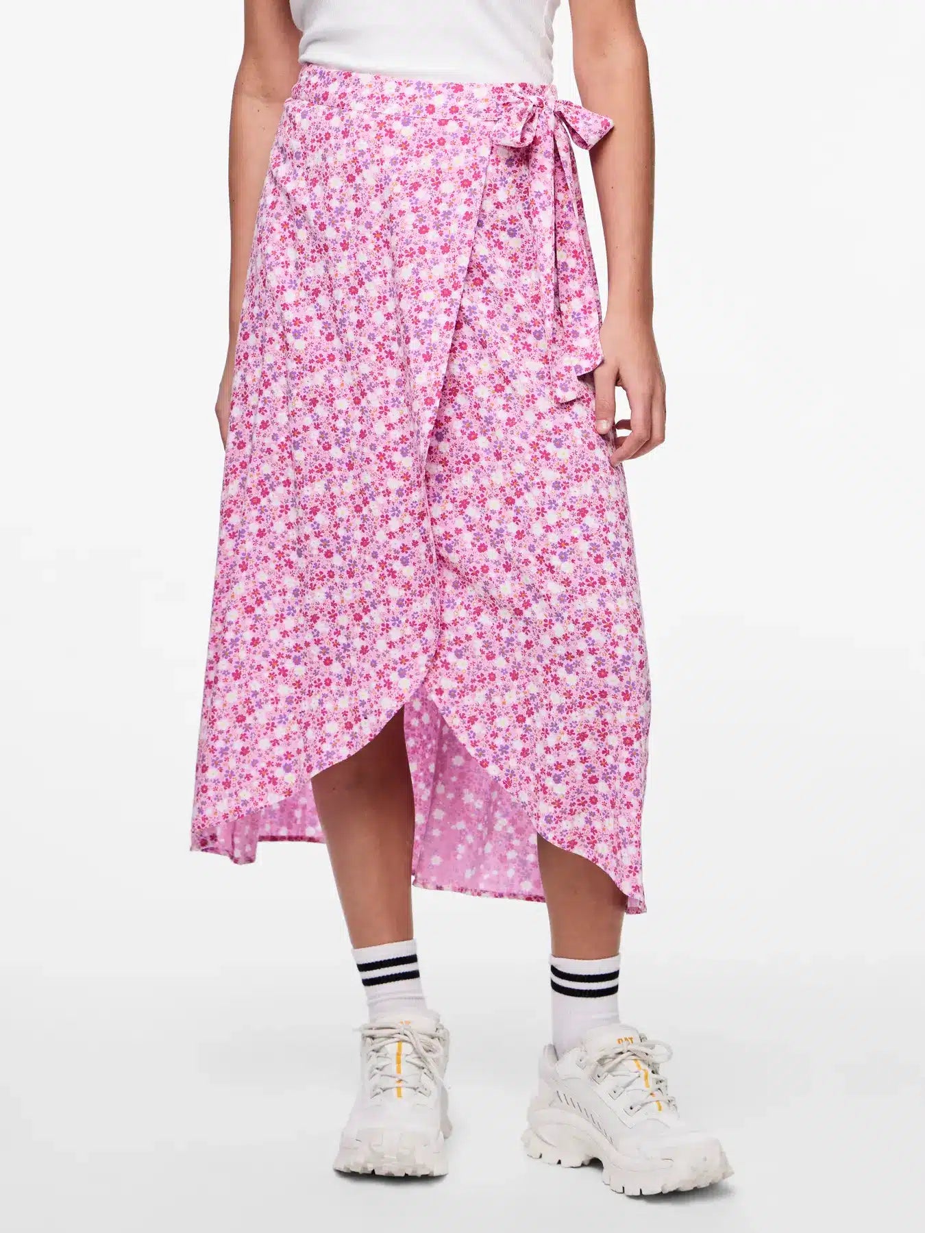 Tala Skirt, Hot Pink Multi Flower image 2