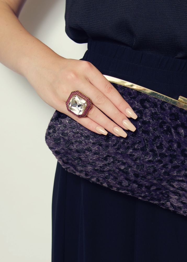 Statement Crystal Ring image 1