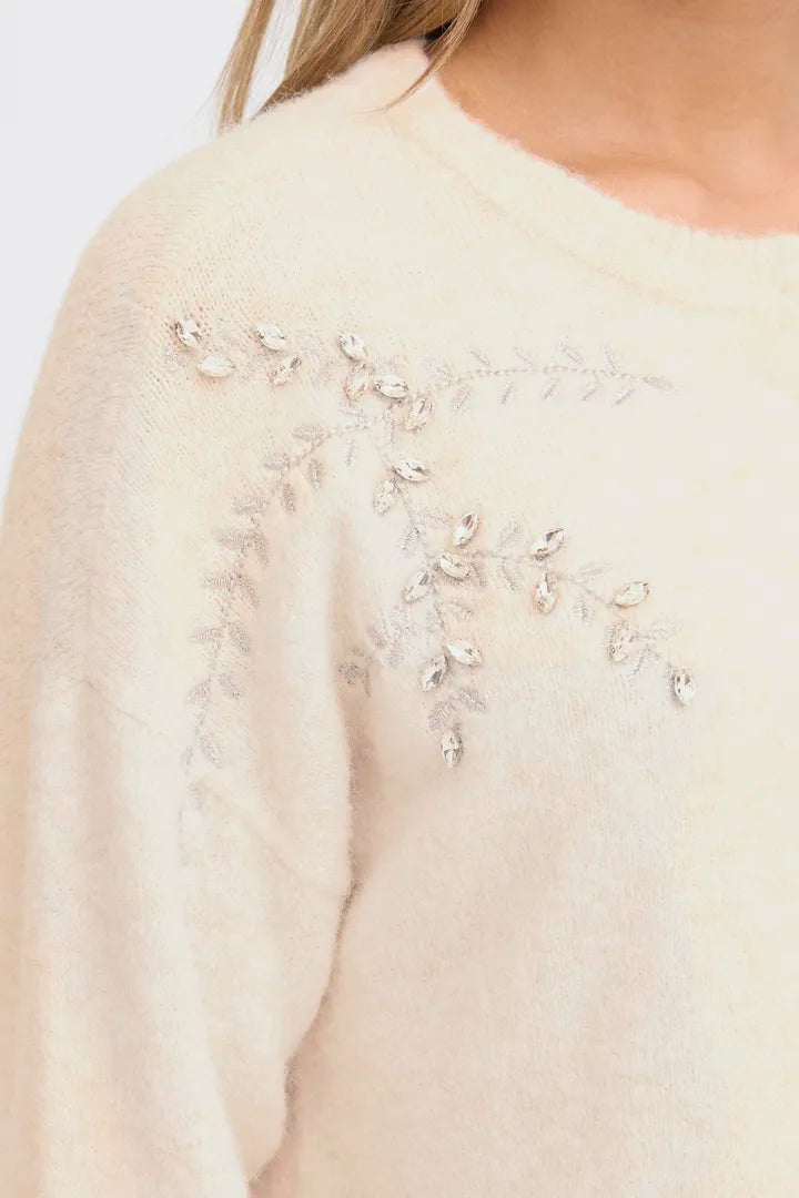 Kendra Cardigan, Oatmeal Melange