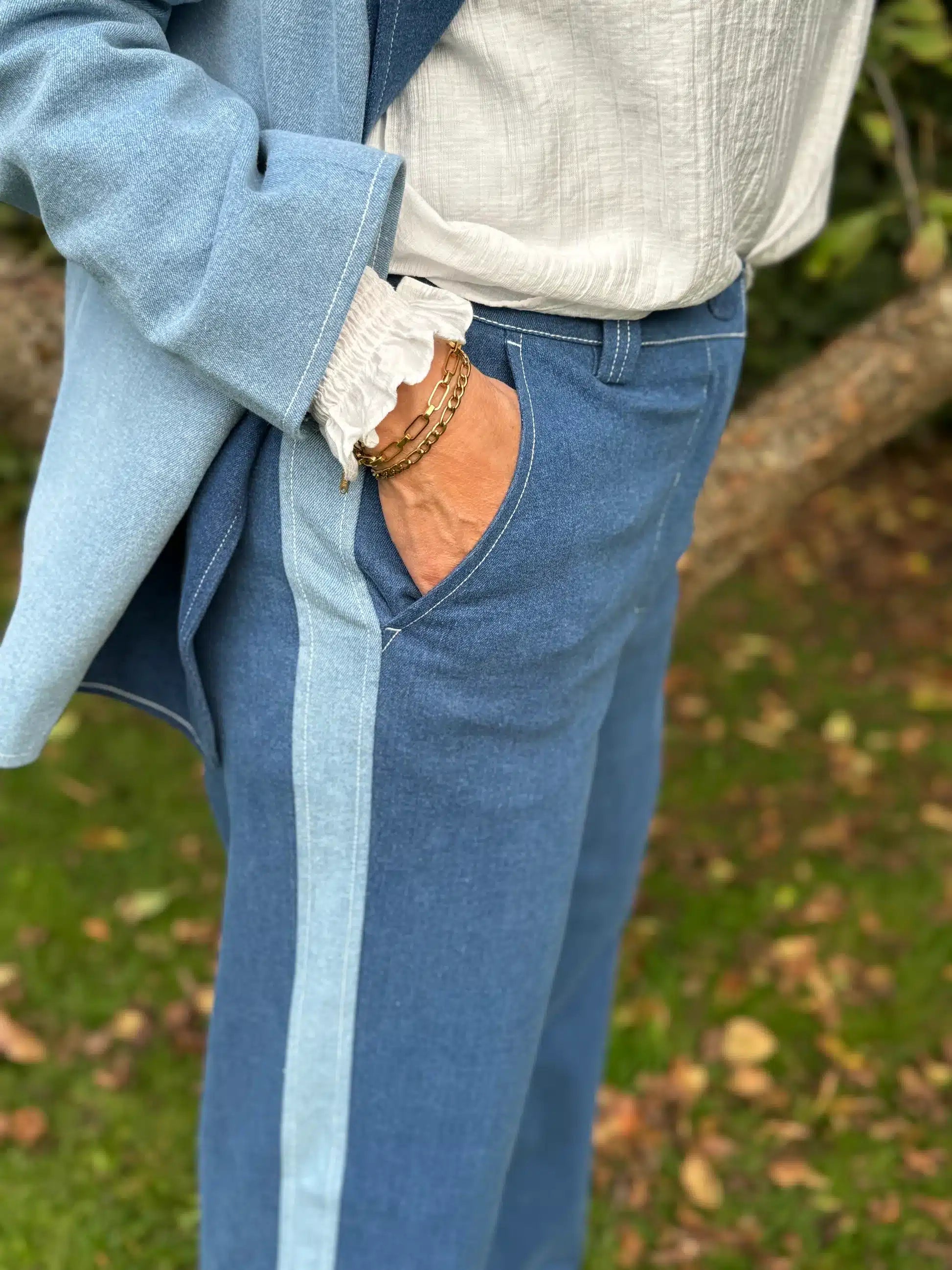 Isadora Jeans, Dark Blue Denim image 0