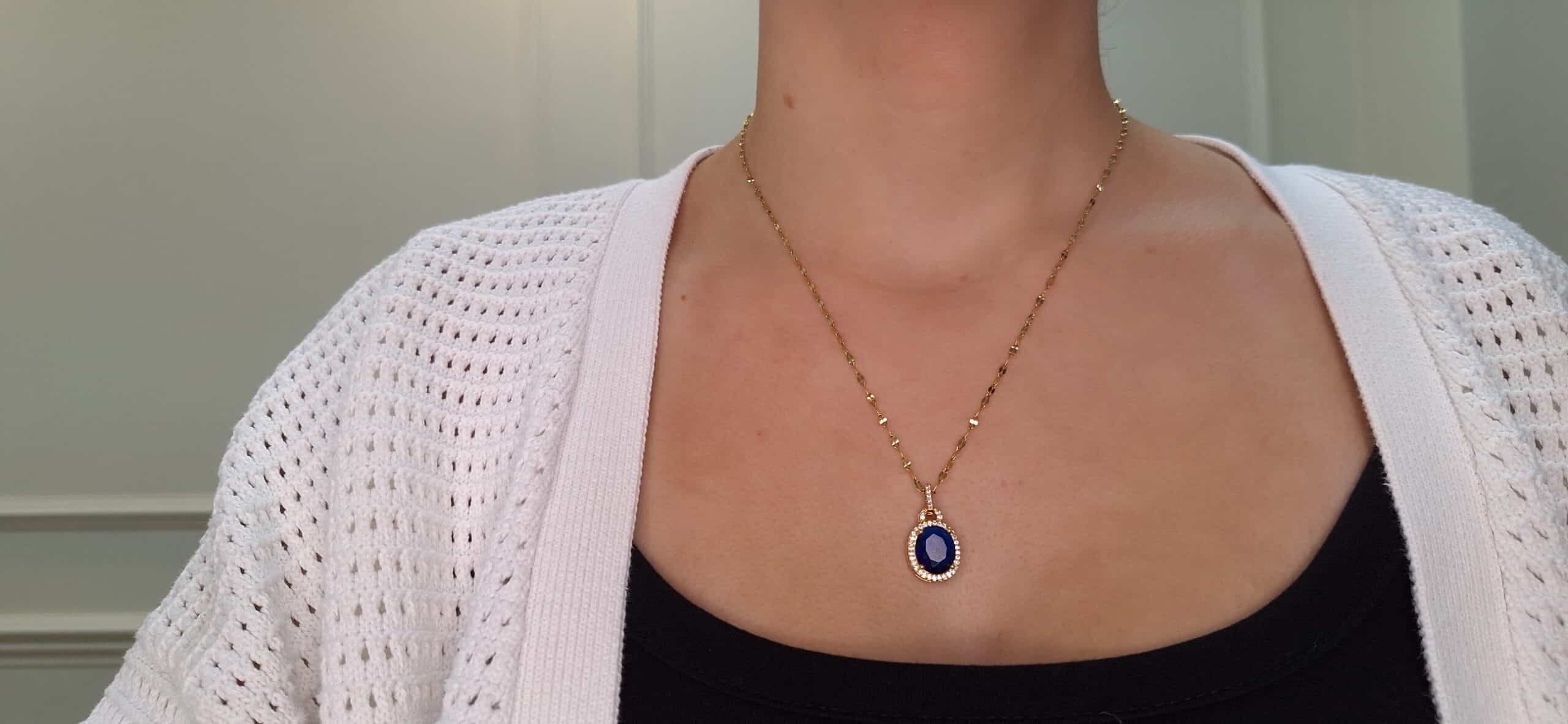 Gold-plated Danube Necklace image 1