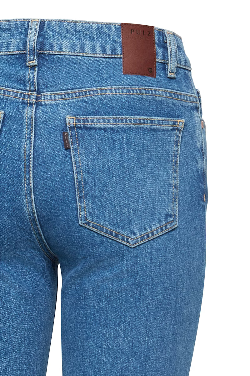 Talia High-Waisted Boot Cut Jean, Mid Blue Denim image 4