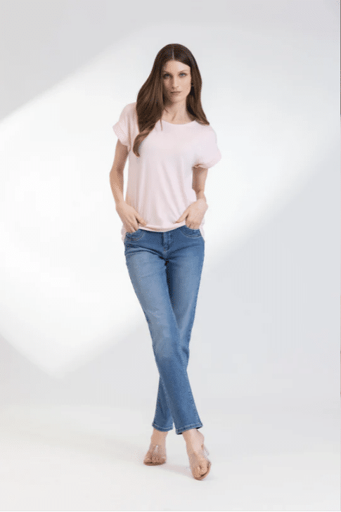 Capped T Shirt, Pink Lady image 1