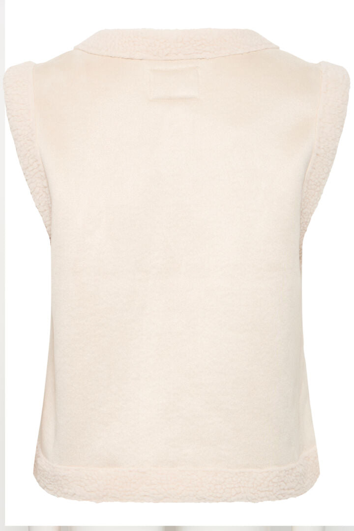 Elektra Waistcoat, Limestone Melange image 3