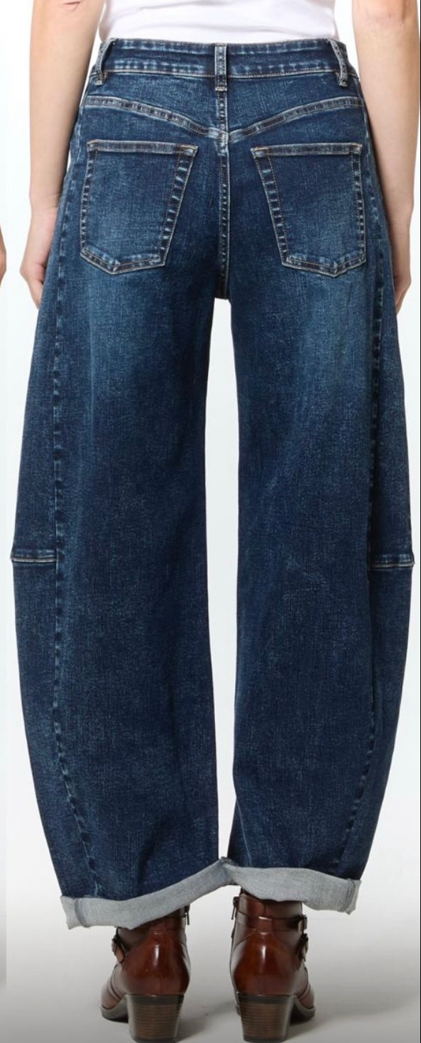Tia Barrel Jean, Denim Blue image 3