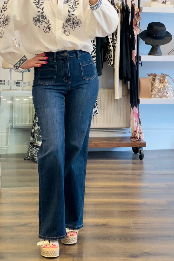 Claudine Jean, Denim Blue image 3
