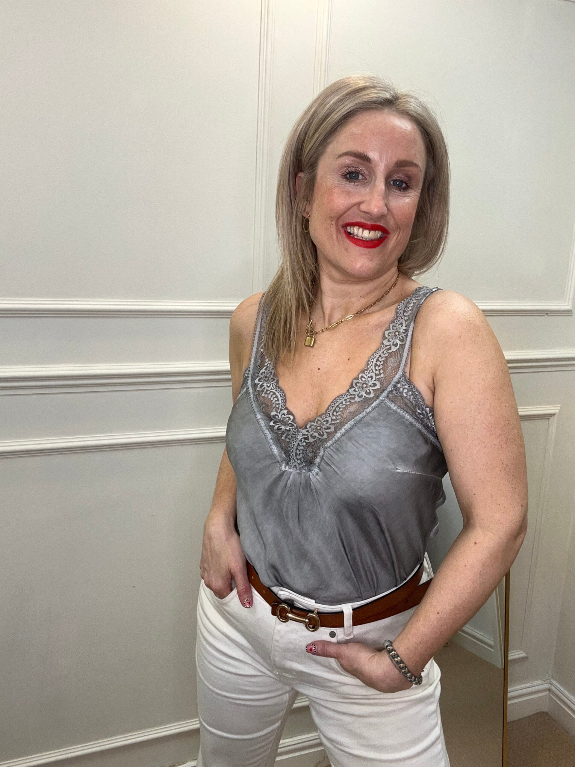 Ali Camisole, Smoky Grey image 0