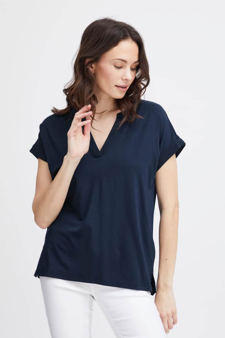 Liv Tee Shirt, Navy Blazer image 1