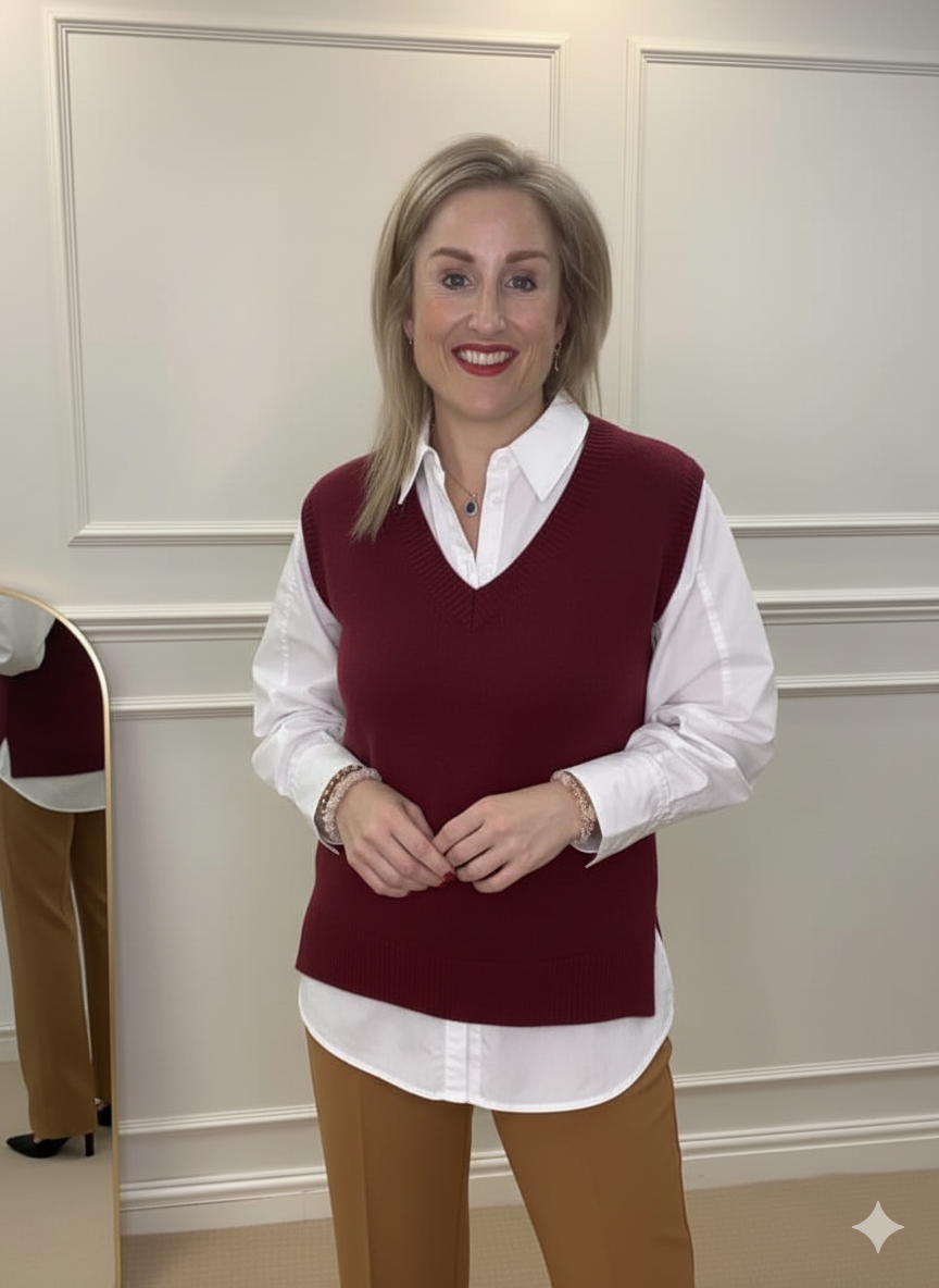 Perfect Tank, Burgundy image 0