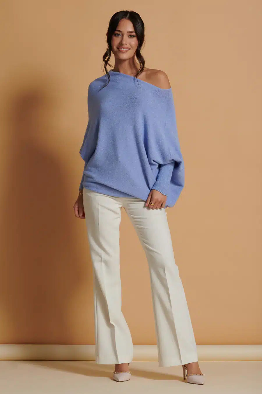 Asymmetric Knit, Grape image 2