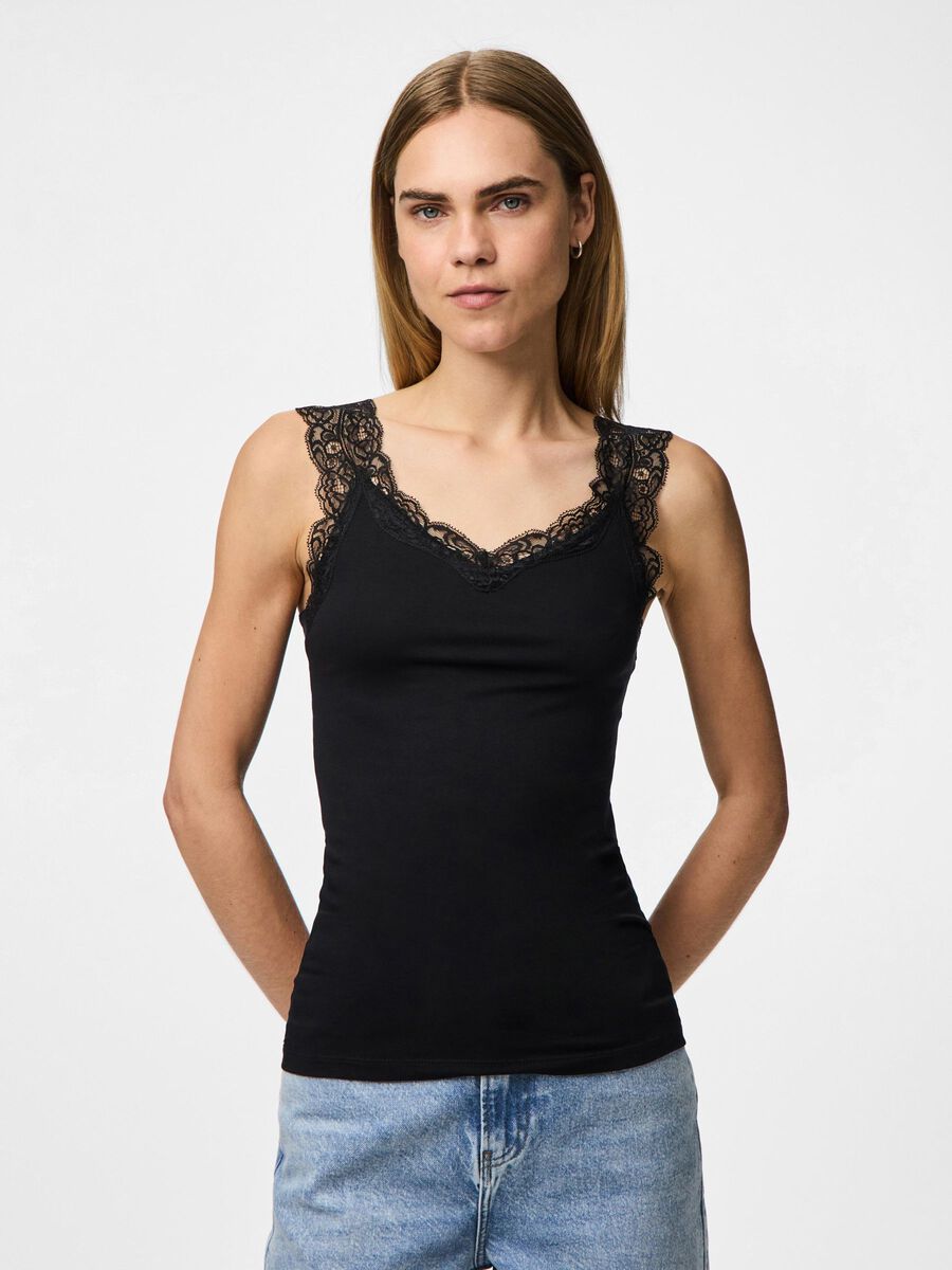 Barbera Lacy Top, Black image 1