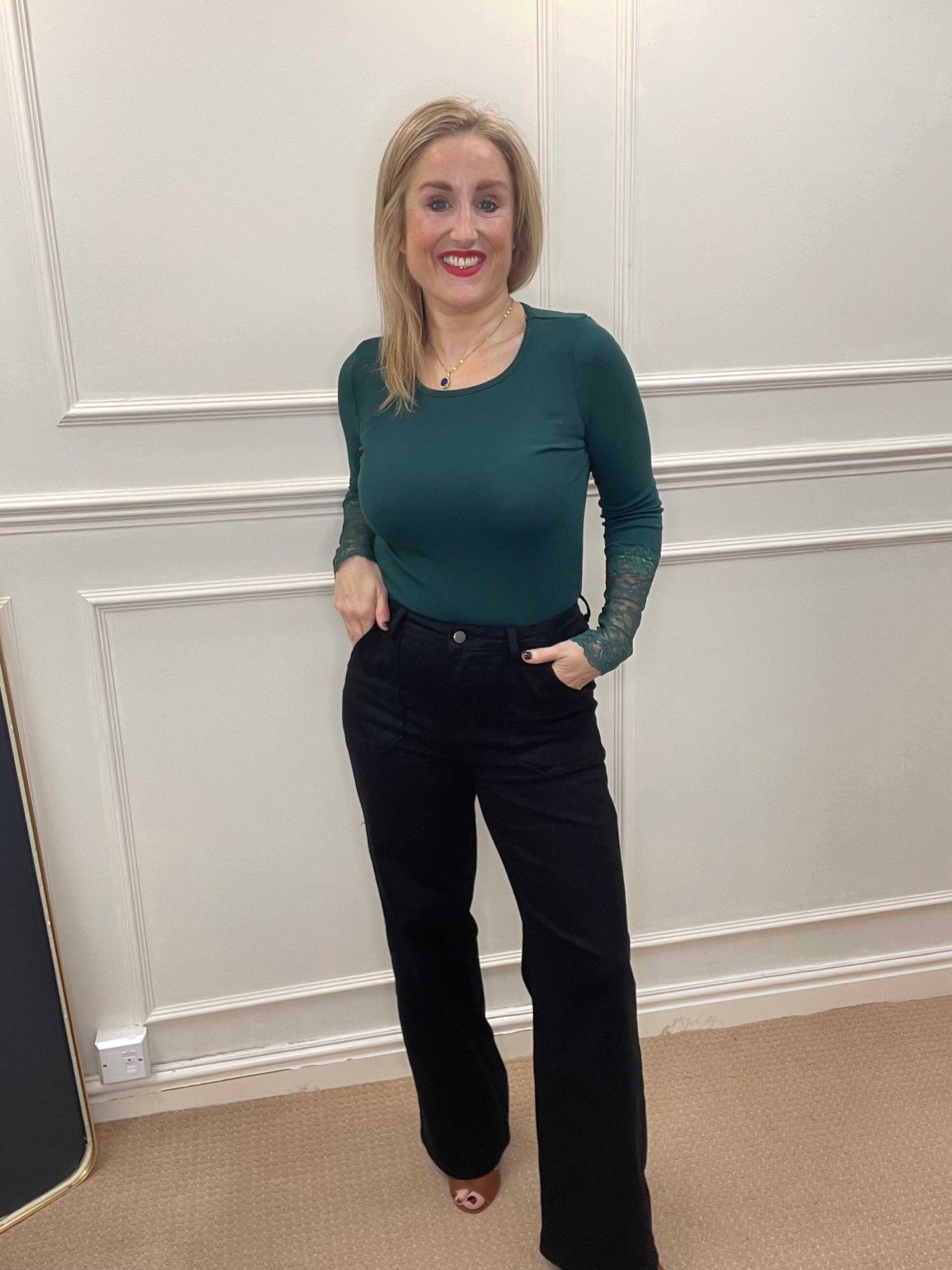 Alder Jean - Wide Leg, Black image 1