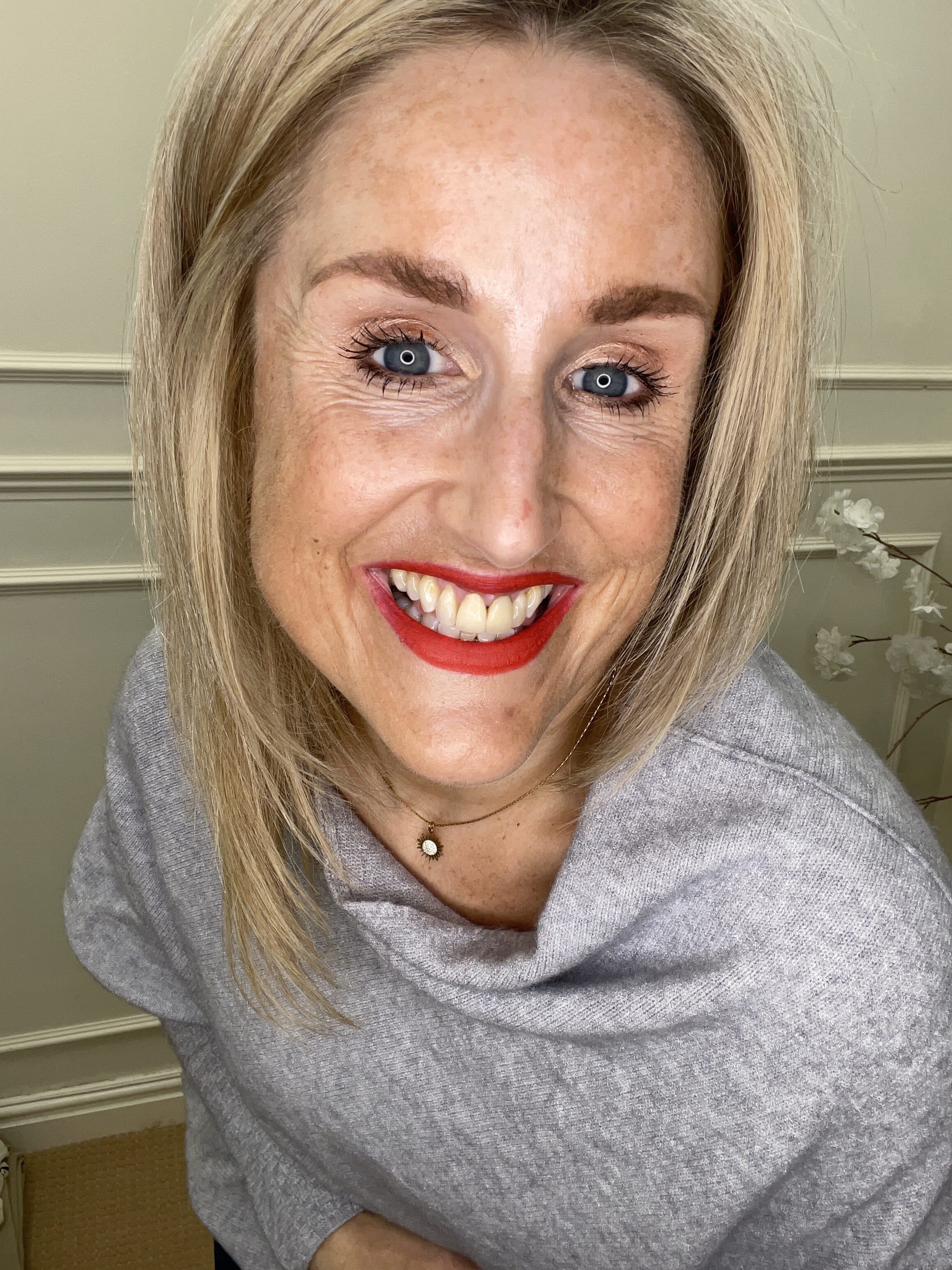 Asymmetric Knit, Grey image 1