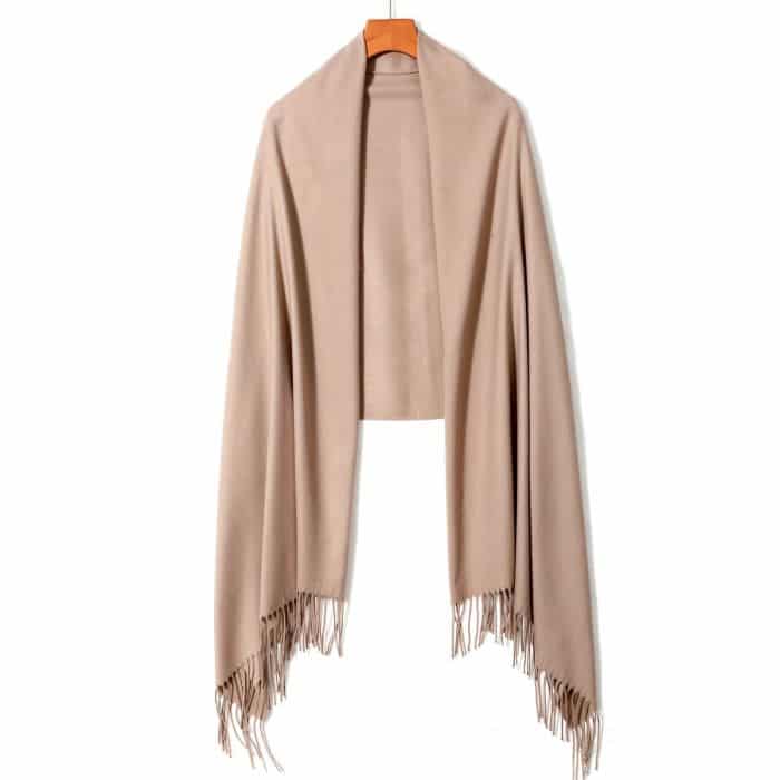 Tasselled Pashmina, Beige image 2