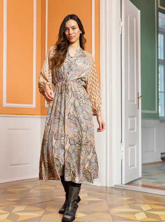Luna Raglan Dress, Paradise Sky Mix image 2
