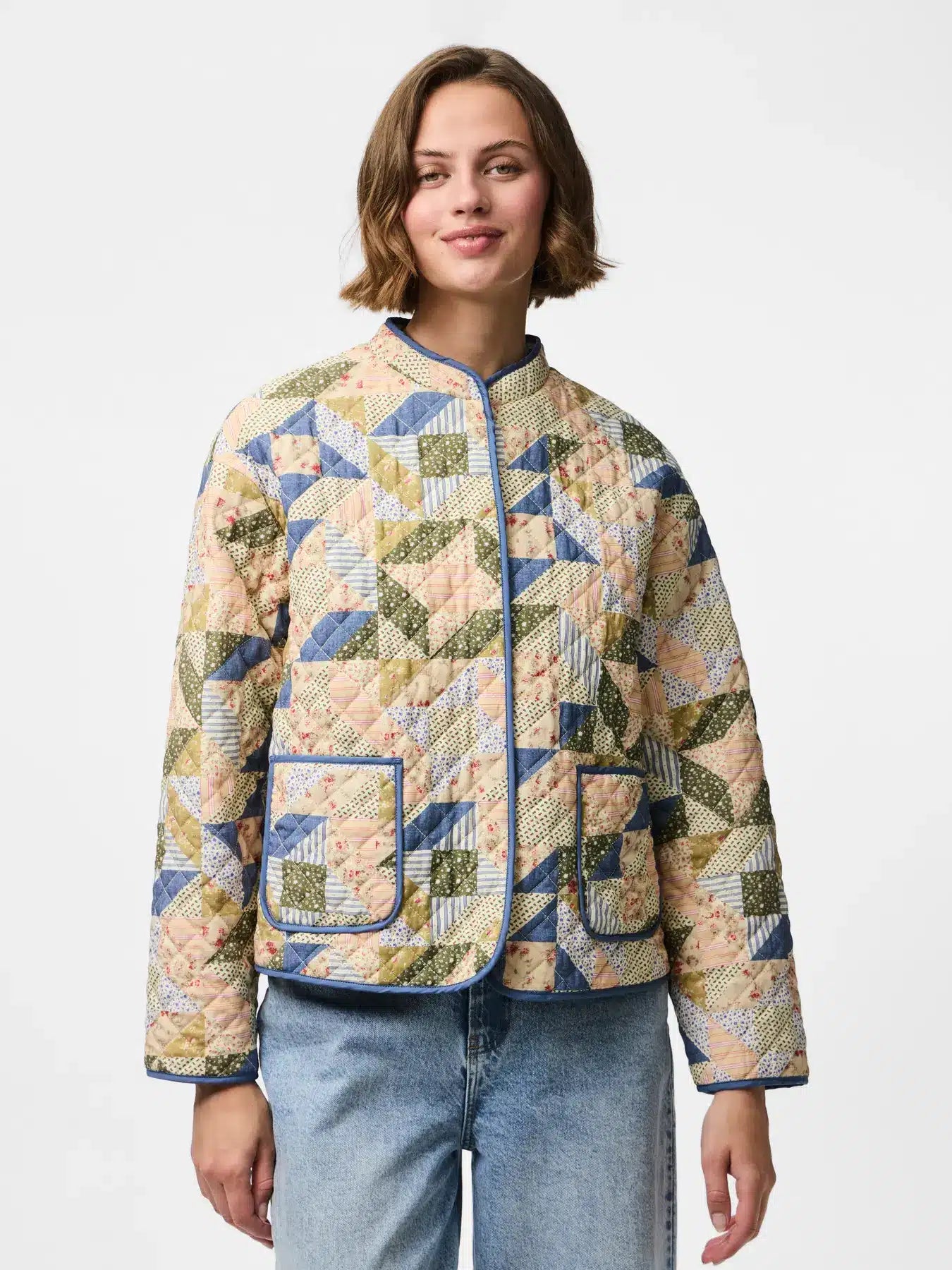 Rikke Jacket, Birch Patchwork image 0