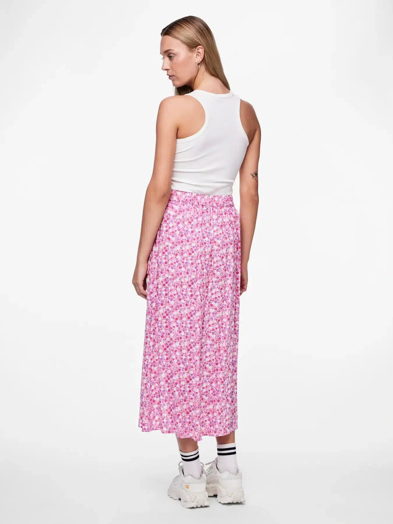 Tala Skirt, Hot Pink Multi Flower image 3
