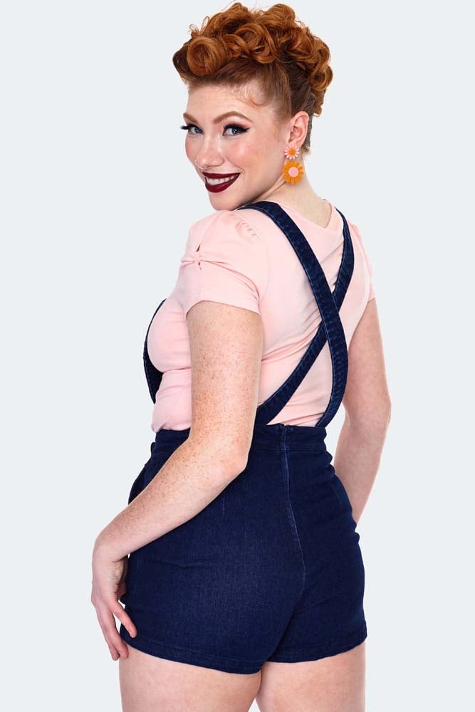 Rosie Heart Playsuit, Denim image 4