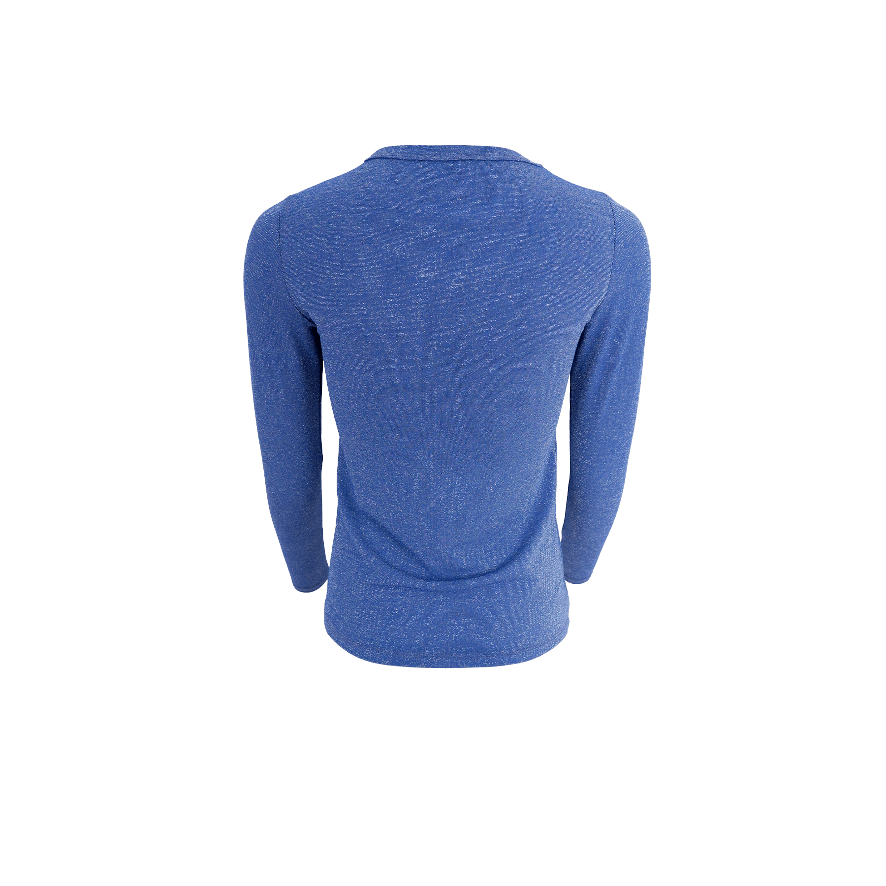 Faye Lurex Long-Sleeved Top, Sky Blue colour image 2