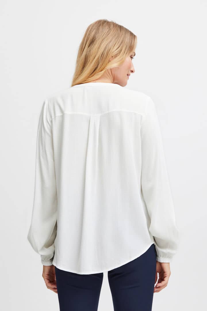 Haida Blouse, Blanc de Blanc image 2