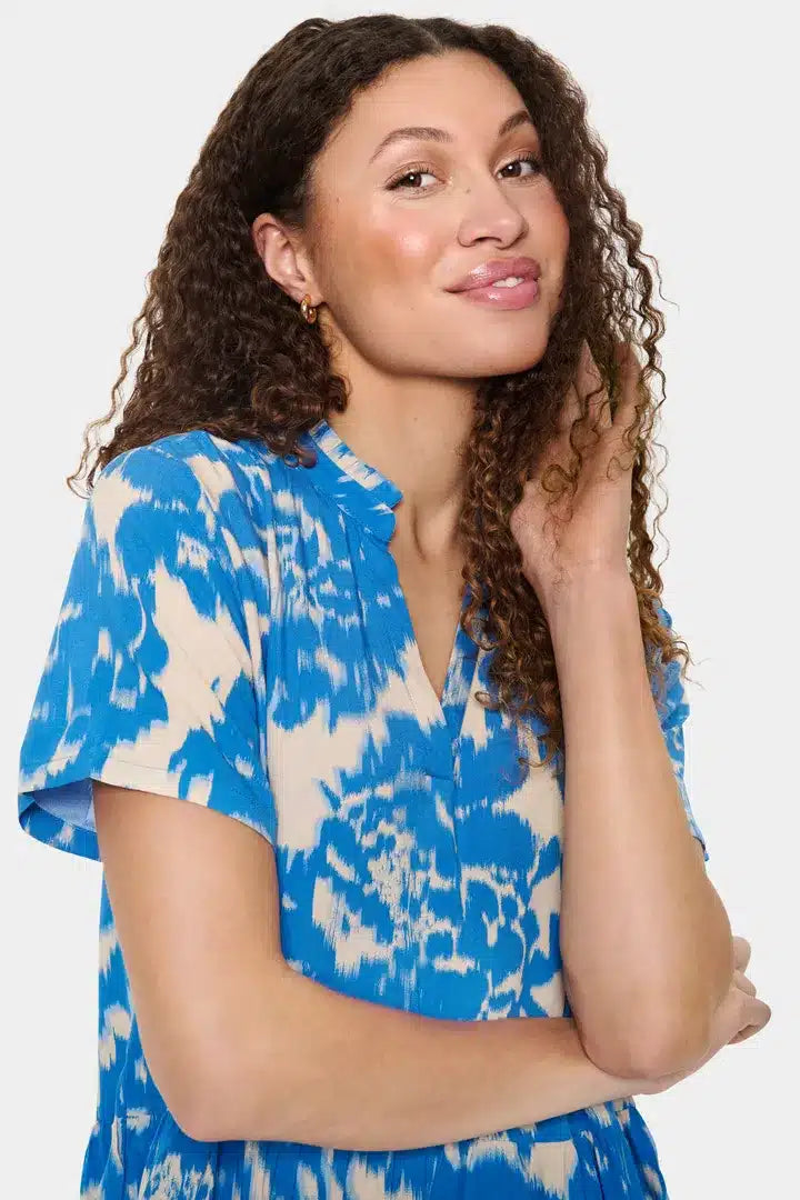 Eda Maxi Dress, Campanula Water Blooms image 1