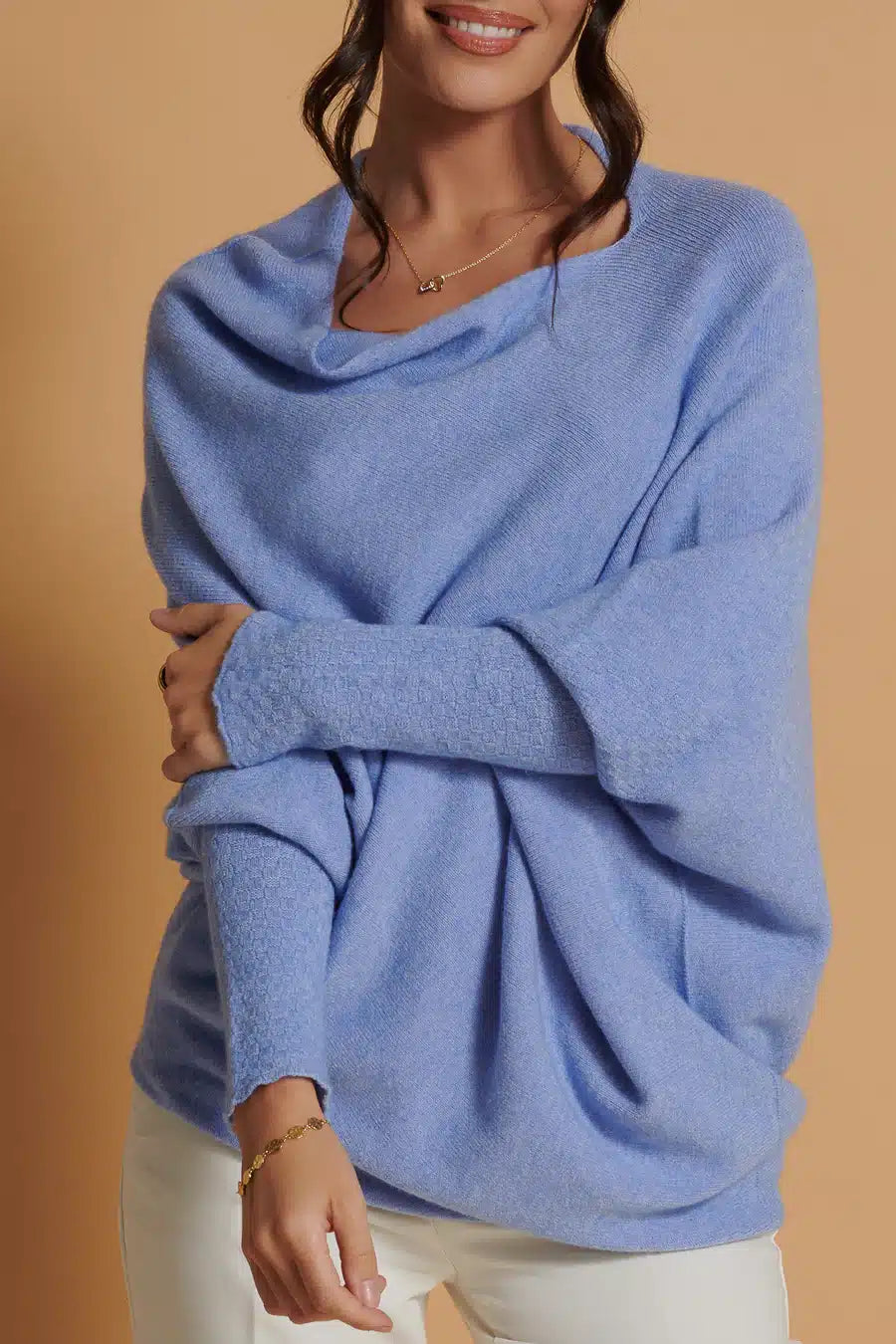 Asymmetric Knit, Grape image 3