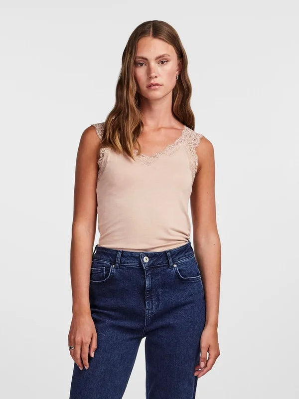 Barbera Lacy Top, Warm Taupe image 1