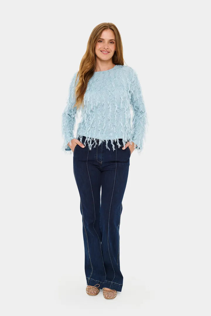Ninette Blouse, Sterling Blue image 2