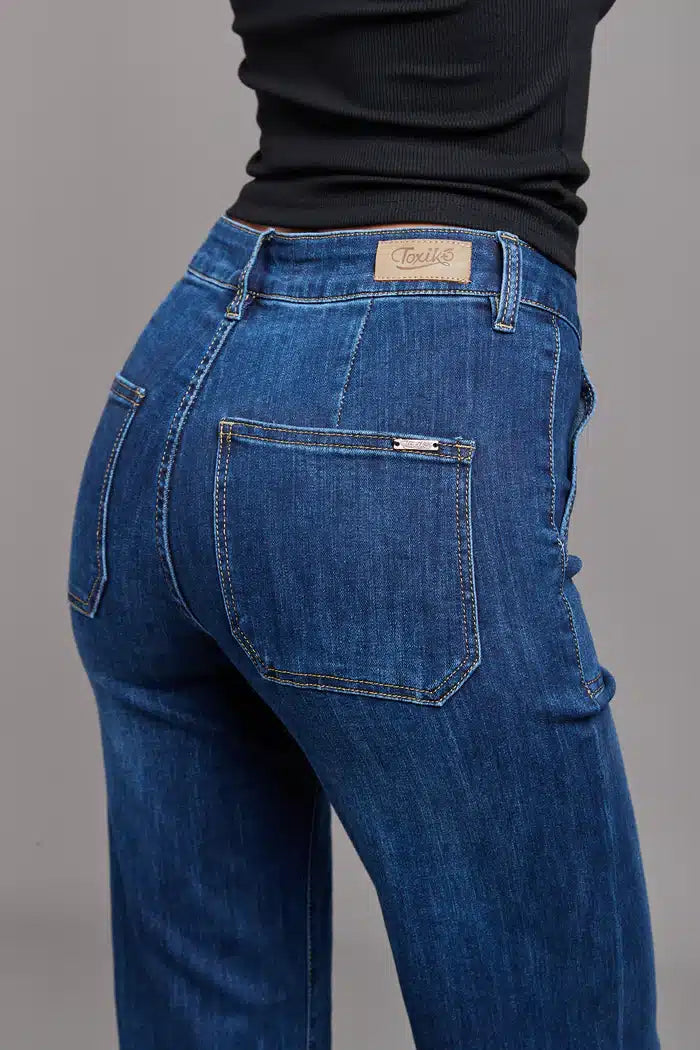 Rowan Jean - Wide Leg, Dark Indigo image 3