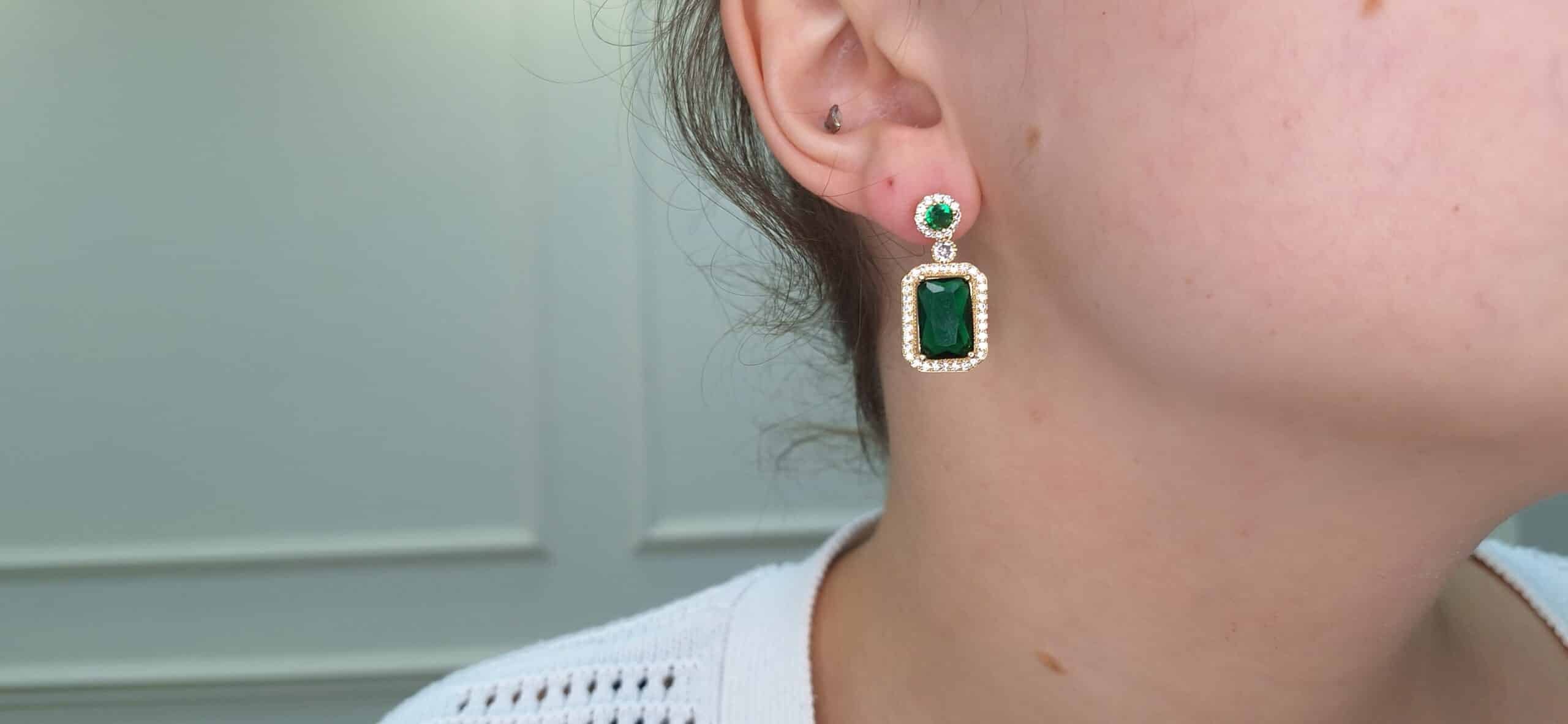 Gold-plated Emerson Drop Earrings image 1
