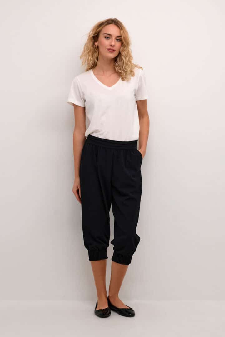 Charlott Harem Short Pants, Pitch Black image 0